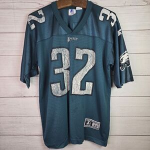 90s Authentic Starter Philadelphia Eagles Jersey Size 46 #32 Ricky Watters
